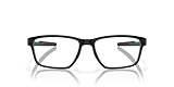Oakley Herren OX8153 Metalink Rechteckiger Brillenrahmen für Sehstärke Satin Black/Demo Linse, 53 mm, Satin Black/Demo Linse, 53 mm, Satin-Schwarz/Demo-Gläser, 53 mm