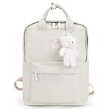 TIAASTAP Kawaii Rucksack Schule für Teenager Mädchen, Aesthetic School Bag Cute Backpack Wasserdicht Schulrucksack Mädchen Schultasche 14 Zoll Laptop Rucksack Kinderrucksack Schulranzen