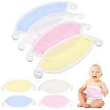 Homoyoyo 8 Stück Teiliges Bauchgurt aus Weichem Atmungsaktivem Material mit Verstellbarem für Neugeborene Bunte Bauchbänder für Jungen und Mädchen als Nabelbruchgürtel und Bauchschutz