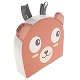 FUNOMOCYA Booster Sitz für Esstisch Tragbares Dickes Atmungsaktives Sitzkissen mit Rutschfester Unterseite und Sicherheitsgurten Geeignet für Kleinkinder und Grundschüler Stabile