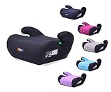 YALION Kindersitzerhöhung Sitzerhöhung Auto Kinder Kinderautositze Sitzerhöhungen- Kindersitz/Autositz für Kinder (Black-A1)