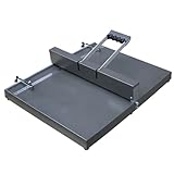 YQCXG 13,7 Zoll manuelle Rillmaschine, Rill- und Schneidemaschine für Papier, Einkerbungstiefe 0,8 mm, mit Positionierungslineal, für Akten, Karten, Fotos, Einladungen, Ordner, Buchumsch