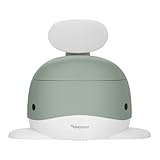 Kindsgut Kinder-Töpfchen, Babytopf WC/Klo, kinderfreundliches Wal-Design und dezente Farben, Toiletten-Training, Pistazie