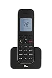 Telekom Sinus 207 – DECT Festnetztelefon mit Basisstation & Mobilteil – Schwarz, kabellos, einfache Bedienung