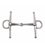 AMKA Knebeltrense Schenkeltrense massiv Edelstahl Stärke 18 mm Ringe 45 mm