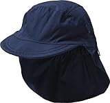 Sterntaler Jungen Schirmmütze M. Nackenschutz mütze, Blau (Marine 300), 55 EU