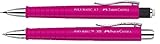 Faber-Castell SET Druckbleistift POLY MATIC und Kugelschreiber POLY BALL XB (Pink, Set)