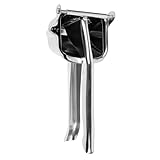 Veemoon Edelstahl Handlicher Saftpressen Zitruspresse mit Ergonomischem Griff für Orange Zitrone Grapefruit Leicht Abnehmbar Einfach zu Reinigen für Küche und Haushalt