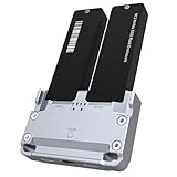 Wouueso M.2 NVME SSD-Gehäuse mit Laufwerkschächten für M2 Nvme 2230 2242 2260 2280 Typ-C USB 3.2 Gen2 20 Gbps Externes Hartschalengehäuse