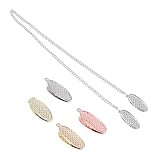 ibasenice 5st Serviettenhalter Lätzchenhalter Serviettenclips Kette Latzhalter-clips Maskenclip Servietten-lätzchen-clip Serviettenkette Serviettenklammern Latzclips Lätzchen-clip-halter