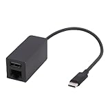 ciciglow USB-C-auf-RJ45-USB-30-Adapter, Plug-and-Play-Ethernet-Hub, Unterstützt 5 Gbit/s Datenübertragung, Typ-C-auf-Ethernet-Netzwerkadapter für Laptops, Tablets