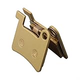 Scheibenbremsbeläge, 44,5 x 35 mm, Metall, gesintert, Scheibenbremsbeläge für Elektro- und Falträder, hoher Kupferanteil, Allwetterleistung, Offroad- und Langstreckenfahrer