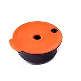 Wiederverwendbare Kaffeekapseln, nachfüllbarer Kaffeefilter, kompatibel mit Tassimo-Maschinen, Kaffeepads mit wiederverwendbaren Deckeln (180 ml)