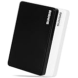 SUHSAI Externe Festplatte 120 GB, 2,5 Zoll Externe Festplatte, Speicher- und Sicherungslaufwerk, Festplatte, tragbare USB 2.0-Festplatte, kompatibel mit Mac, Laptop, Desktop, Computer (Schwarz)