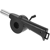 Artibetter Handkurbel Bbq Lüfter aus Robustem Kunststoff und Edelstahl Tragbarer Grillgebläse für Camping Einfach zu Bedienen Langlebig und Praktisch für Outdoor Feuer Holzkohle und Kamin