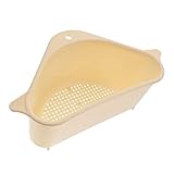 DECHOUS 1stk Dreieckiger Abtropfkorb Belastung Für Eckwaschbecken Wäscheständer Waschbecken Spülfilter Gestell Wasserhahn Küche Wäscheständer Spielzeugkorb Abfluss Abtropfflächen Pp Weiß