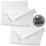 Qooltex Kissen inlett ohne Füllung 40x80 cm 2er Pack Set - 100% Baumwolle mit Reißverschluss - Leere Innenkissen Kissenbezug Kissenhülle Weiß - Viele Größen