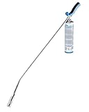 CFH Bio-Gärtner CW 3300 Abflammgerät inkl. Gasdose 600 ml und Breitbrenner - Unkrautverbrenner Gas Anwendung, 2,87 kW bei mehr als 1.100 °C Flammentemperatur, Auch als Grillanzünder geeignet