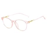 LZPCarra Kinderbrille Ohne Stärke Mädchen Stilvolle Unisex-Brille ohne Sehstärke, quadratisch, mit klaren Gläsern Toiletten Brille Holz