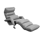 AKPHBKFG Klappbarer Schlafsessel, Schlafsofa (für Schlafzimmer und Wohnzimmer), umwandelbares Bodensofa (für kleine Räume), Einzelbettsessel mit Kissen, mehrere Farben B,91 * 98 * 55cm