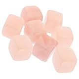 NUOBESTY 8 Stück Whisky Eissteine aus Kristall Wiederverwendbare Kühlsteine für Whisky Cocktails Geschmacksneutral Geschenk für Männer und Freunde Bar und Trinkzubehör