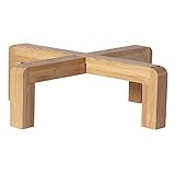 LOORGVEL Holz blumentopfständer Nordic Stil Pflanzenhalter Innen Außen mit Starker Tragkraft für Balkon Wohnzimmer Tisch Dekor Moderner Pflanzentopf Sockel