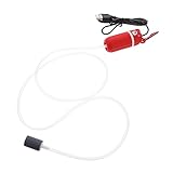 BESPORTBLE 1 Satz Sauerstoffpumpe tauchfähig Bausatz wiederaufladbar Luftschlauch für Aquarien sup Aquarium Luftpumpe USB Luftpumpe Belüfterpumpe für Aquarium Luftpumpe Plastik rot