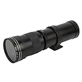 Goshyda 420-800 Mm F8.3-16 Manueller Zoom Teleobjektiv Objektiv mit Langer Brennweite für AI-Mount-Kamera, für D850, D810, D800, D780, D750, D700, D610, D500, D300, D3100,