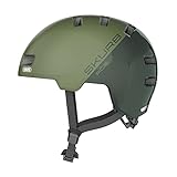 ABUS Stadthelm Skurb ACE - Stylischer Fahrradhelm im Alltag, beim Skaten, BMX-Fahren oder Longboarden - Grün, Größe M