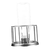 Gadpiparty Edelstahl Schildkröten Wassernapf Mini Reptilien Trinkschale Spritzfest Langlebig für Landschildkröten Amphibien Futter Wassernapf