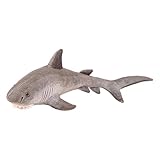 Generisch Hai Plüschfigur 60cm - Graues Stofftier Meeresbewohner, Weiches Nackenkissen | Große Puppe für Kinder Mädchen, Deko Babyzimmer Schlafbereich (24 Zoll)