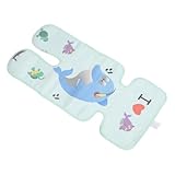 TOYANDONA Babymatte Kindersitz Für Neugeborene Kinderwagen Neugeborene Aktivität -kinderwagen Kinderwagenspielzeug Sitzpolster Für Kinderwagen Sky-blue Eisseide