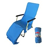 Strandkorb-Abdeckung Mit Seitentaschen,Mikrofaser-Chaiselongue-Handtuch | Abdeckung Für Poolsonnenliegen, Liegestühle Und Liegen Im Freien