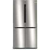 Bosch KFN96APEA Serie 6 Smarte Kühl-Gefrier-Kombination, 183x91cm, 405L Kühlen + 200L Gefrieren, VitaFresh pro 3x längere Frische, NoFrost nie wieder abtauen, LED-Beleuchtung gleichmäßige Ausleuchtung