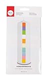 RAYHER 31495000 Wachsfolie Pastell Set 10 x 5 cm, 10er Pack farbig sortiert, Weiß