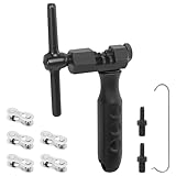 DELAESI Kettennieter Fahrrad 5 Paar Fahrradketten Nieten Kettenwerkzeug Fahrrad Fahrradketten Nietwerkzeug Fahrradkette Reparatur Set für 6-12 Fach Fahrradkette Werkzeug