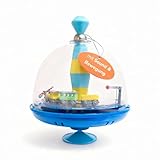 alldoro 68010 Brummkreisel mit Eisenbahn-Motiv, inkl. Zuggeräuschen & beweglichen Figuren, Ø 19 cm, 24 cm hoch, aus ABS-Kunststoff, ab 18 Monaten