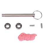 Huudngeje 2 Lagerung Kit, Inklusive Nicht Reagierendem KK Lagerung, Rostfreier Stahl Achse, Werkzeug zum Entfernen des Lagers, Yoyo String