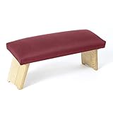 Lotuscrafts Meditationsbank Klappbar Dharma mit Gepolsterter Sitzfläche - Made in Europe - Yoga Hocker aus Holz - Kniesitz Meditationsbank für eine Tiefe Meditation