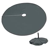 CIMAXIC wasserdichte Abdeckung Für Schirmständer Outdoor Regenschirm Basisabdeckung Durchmesser Schutz Vor Staub Und Witterungseinflüssen Ideal Für Garten Und Terrasse