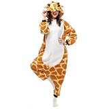 LBJR Erwachsene Cosplay Schlafanzug Tierkostüme Jumpsuit Onesie Nachtwäsche Overall Fasching Karneval Halloween Pyjama