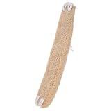 PENIKOKO Natürlicher Luffa Rückenschrubber Beige Körperwaschbürste aus Luffaschwamm für Bad und Dusche Sanfte Peeling Handschuh für Nacken Rücken Ganzkörperpflege