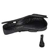 BESTonZON Mandolinentasche Instrumentenkoffer Tasche Für Musikinstrumente Mandolinenkoffer Für Mandoline Aufbewahrungstasche Für Instrumente Oxford-stoff Black