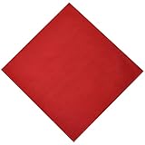 Bandana Halstuch Biker Nikki Tuch Schal Kopftuch Baumwolle Mundschutz Piratentuch (Rot)