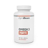 Omega 3 Kapseln Forte – Hochdosiert Fischöl mit 330mg EPA & 220mg DHA pro Kapsel, mit Vitamin E, unterstützt Herzfunktion, Gehirn & Sehkraft, Nahrungsergänzungsmittel – GymBeam (360 caps)