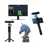 Offizieller Creality 3D-Scanner CR-Scan Ferret für 3D-Druck Upgrade Handheld 3D-Modell-Scan-Maschine 30 FPS Scangeschwindigkeit 0,1 mm Genauigkeit Dual-Modus Vollfarbe für Android PC Mac Win 10/11