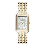 Fossil Damenuhr Raquel mit quarz/3-Zeiger datum Uhrwerk 26mm Gehäusegröße und Edelstahlarmband ES5305