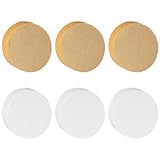 600 Stück rundes Filterpapier, Kaffeefilter-Werkzeug, tragbarer Papierfilter, Mikro-Papierfilter, geeignet für Büro, Café (64 mm)