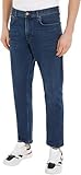 Tommy Hilfiger Herren Jeans Hose Regular Straight Fit, Blau (Bridger Indigo), 34W/30L