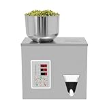 180W Automatische Abfüllmaschine, 1-50g Wiegen Filler Abfüllmaschine, Elektrisch Verpackungsmaschine mit LCD-Anzeige, Wiege Korn FüLler, PulverfüLlung FüLlmaschine, für Tee, Körnern, Kräutern und Reis